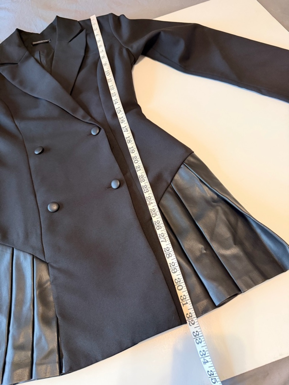 Maniere De Voir black blazer dress, size 4. - Picture 3 of 14